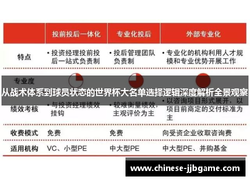 从战术体系到球员状态的世界杯大名单选择逻辑深度解析全景观察
